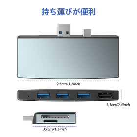 Cateck Surface Pro Dock SD and TF readers for quick memory card access