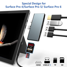 Cateck Surface Pro Dock USB 3.0 ports enable fast peripheral transfers