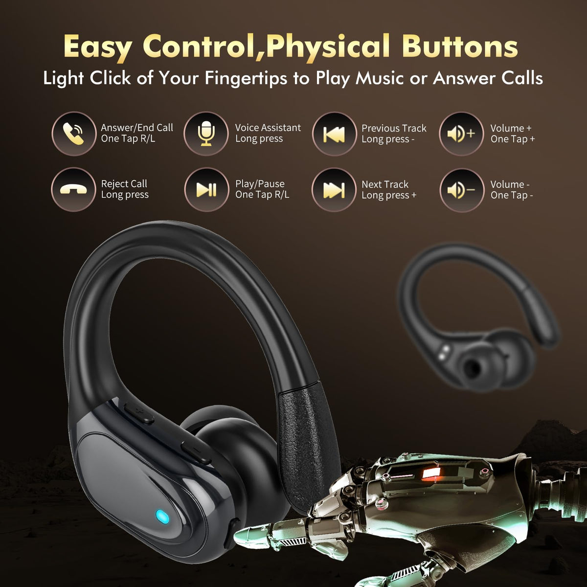 Catitru BX17 delivers up to 80 hours of playback with case.