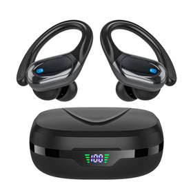 Catitru BX17 charging case with LED display shows real-time power status.