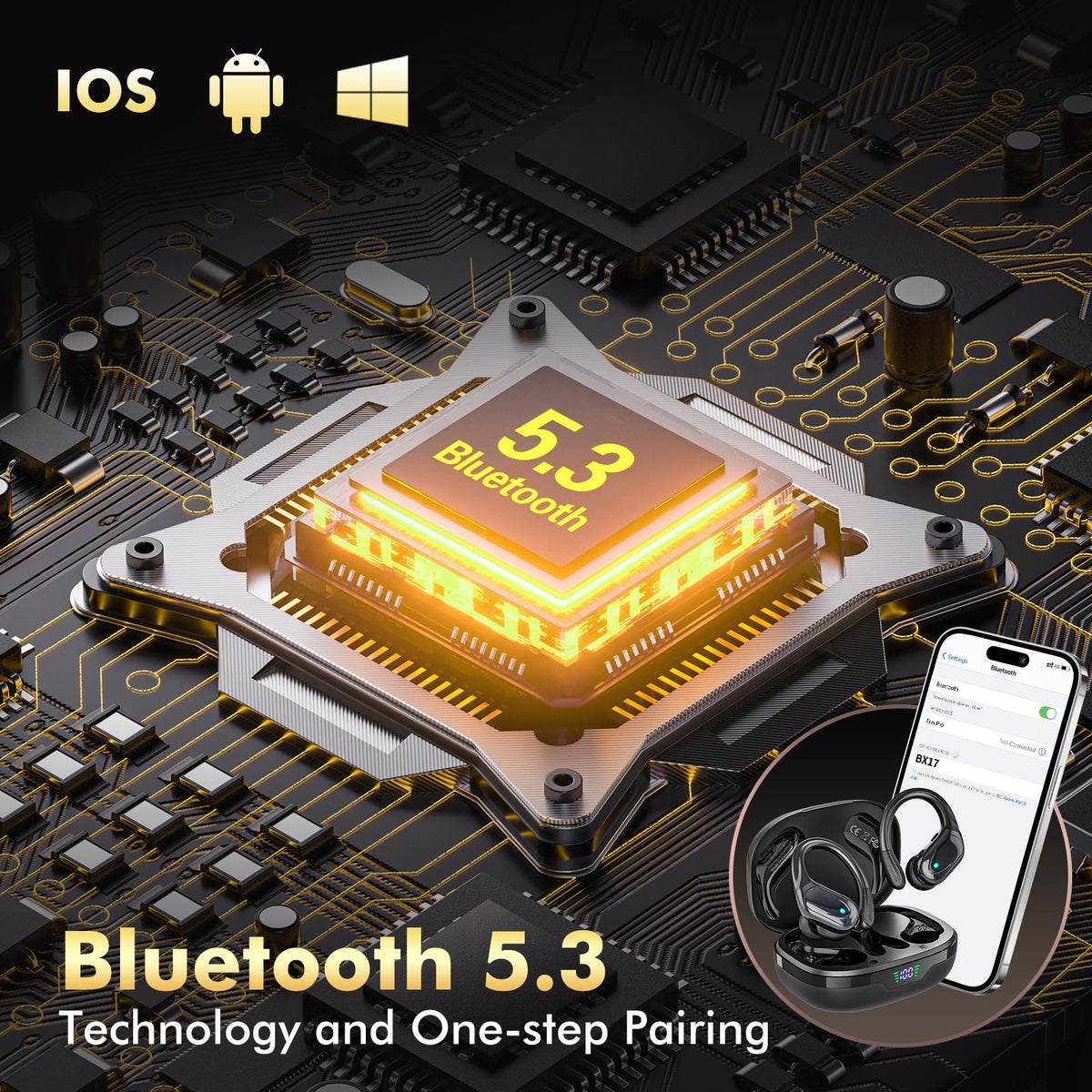 Catitru BX17 auto-pairs to your last connected device after first setup.