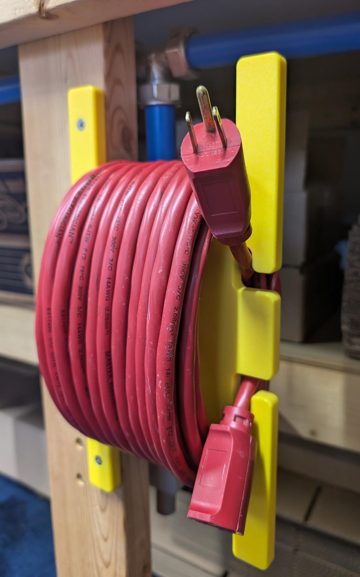 Cauff Poly Heavy Duty Extension Cord Storage Reel multipurpose for hoses and ropes