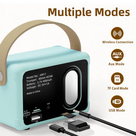 Caulikine Retro Mini Speaker in gift-ready packaging for gifting ideas.