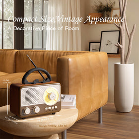 Caulikine vintage decor radio adding charm to kitchen or room