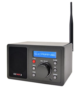 C. Crane CC WiFi 3 packaging and included accessories
