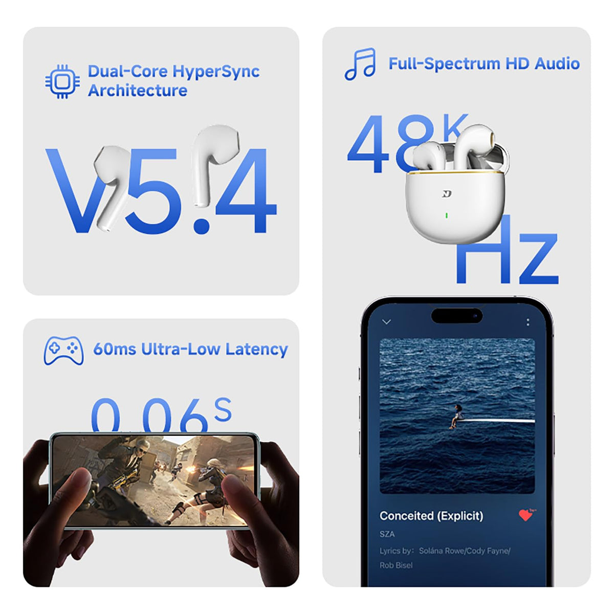CCA Air3 ergonomic 22° angle fits many ears.