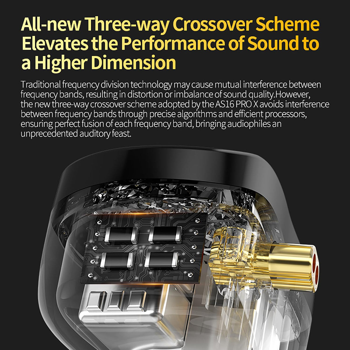 CCA AS16 PRO X high-purity silver-plated cable minimizes signal loss