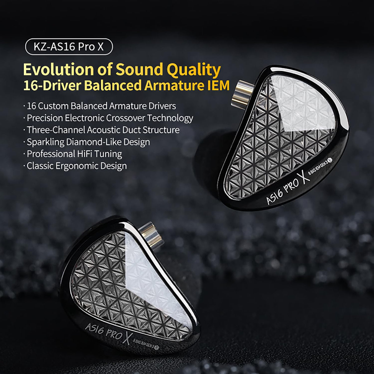 CCA AS16 PRO X three-way crossover ensuring clean frequency separation