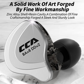 CCA C10 detachable cable connector showing easy replacement benefit