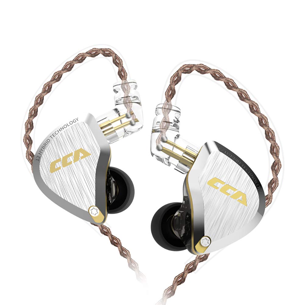CCA C12 amber gold front view showcasing premium metal shell and balanced design benefit