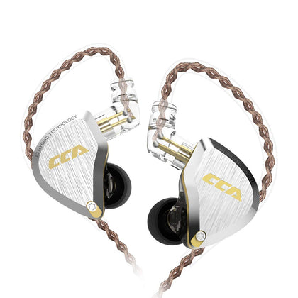 CCA C12 amber gold front view showcasing premium metal shell and balanced design benefit