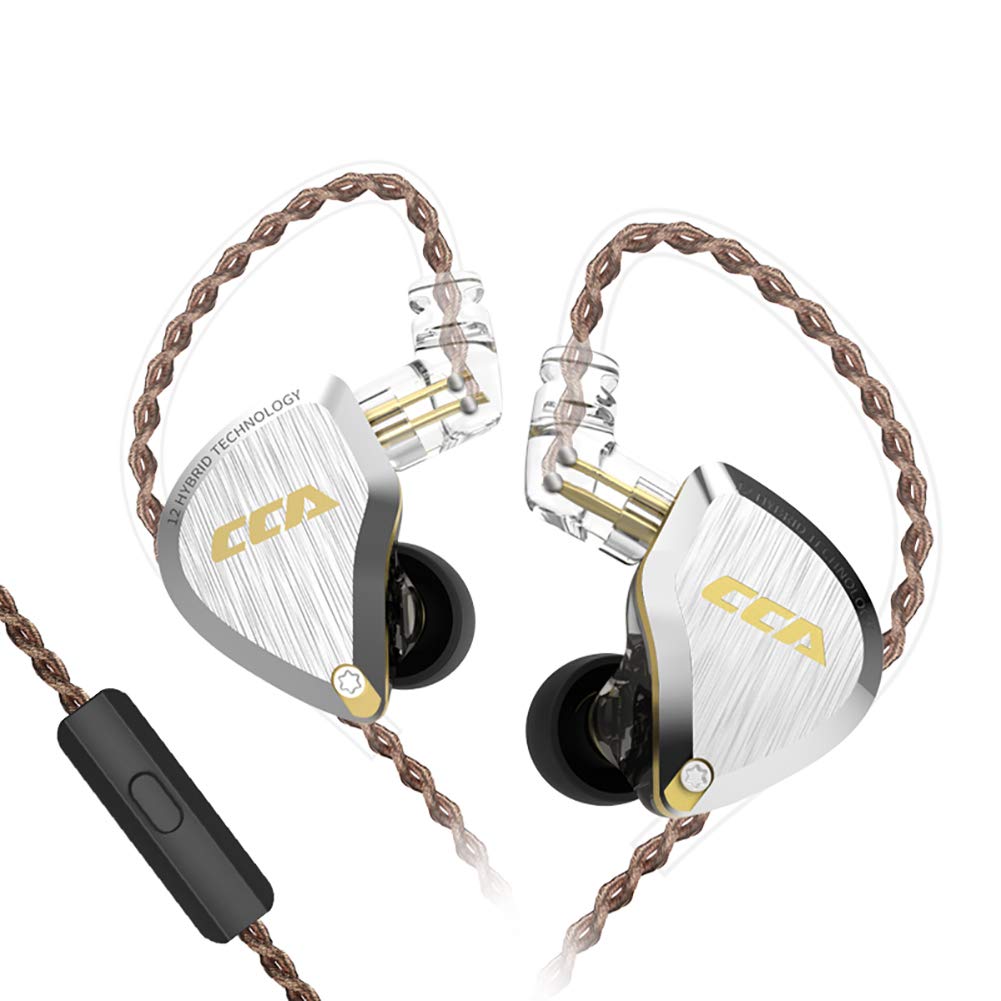 CCA C12 front view amber gold showcasing polished metal finish and ergonomic shape for comfort