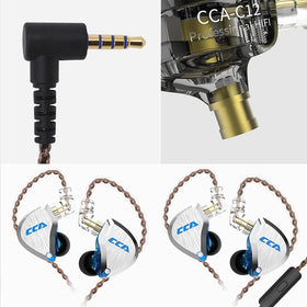 CCA C12 worn in ear lifestyle showing stable fit and reduced fatigue