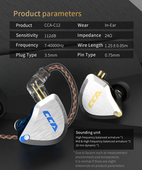 CCA C12 next to coin for scale showing compact size and portable design advantage
