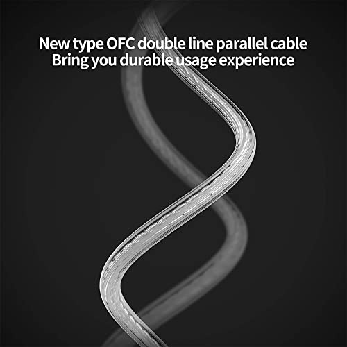 2-pin detachable cable for easy replacement and customization