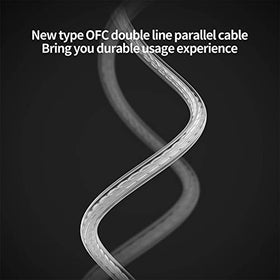 2-pin detachable cable for easy replacement and customization