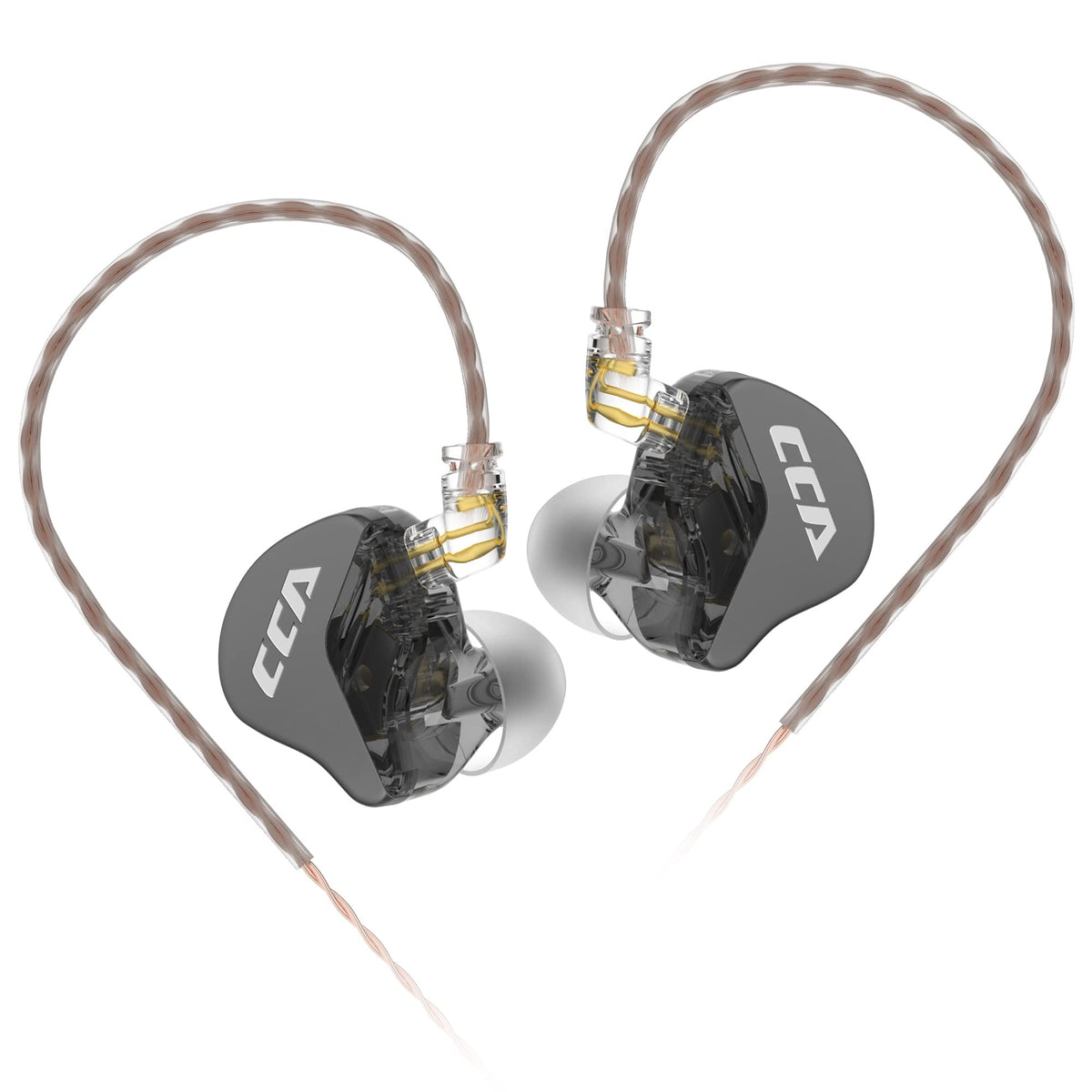 CCA CRA IEM front view highlighting ultra-thin diaphragm for precise audio