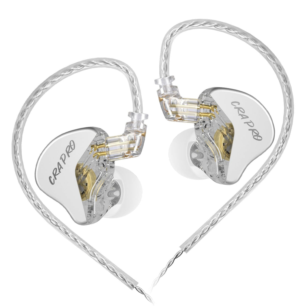 CCA CRA PRO earbuds with compact resin housing for all-day comfort.