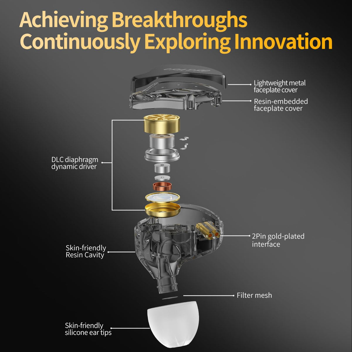CCA CRA PRO high-efficiency magnets and four-layer voice coil deliver dynamic response.