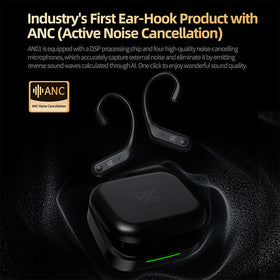 CCA KZ AN01 worn while running showing stable fit and wireless freedom