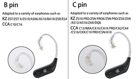 CCA KZ AZ09 earhook worn while running showing sweat-resistant reliable use