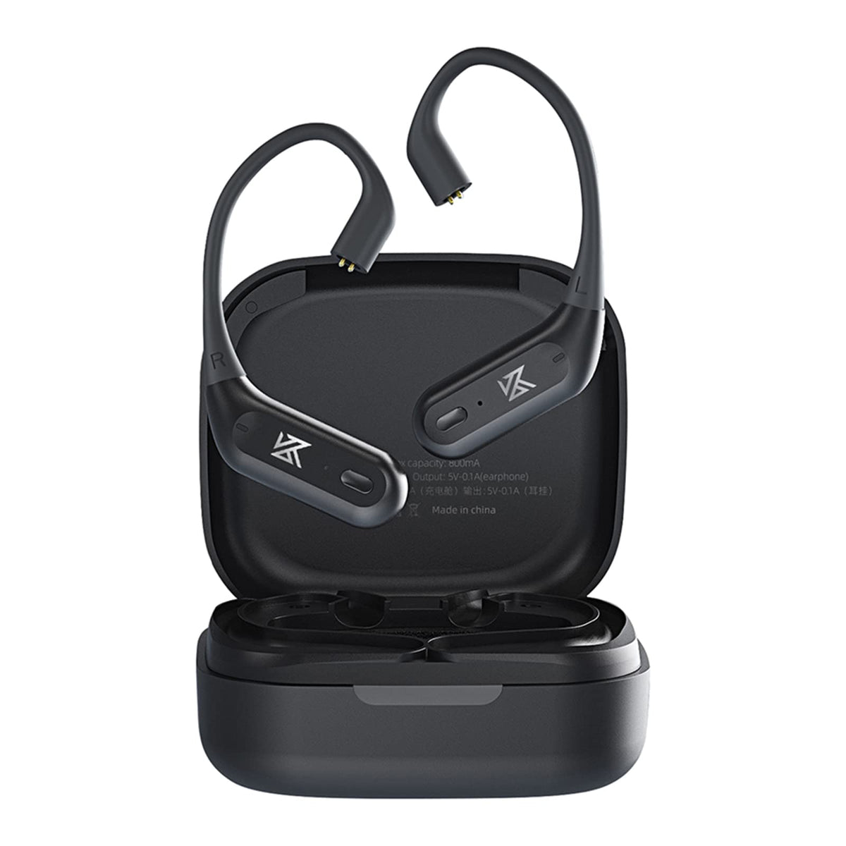 CCA KZ AZ09 PRO front view showing earhooks and sleek profile for comfortable wear