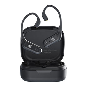 CCA KZ AZ09 PRO front view showing earhooks and sleek profile for comfortable wear