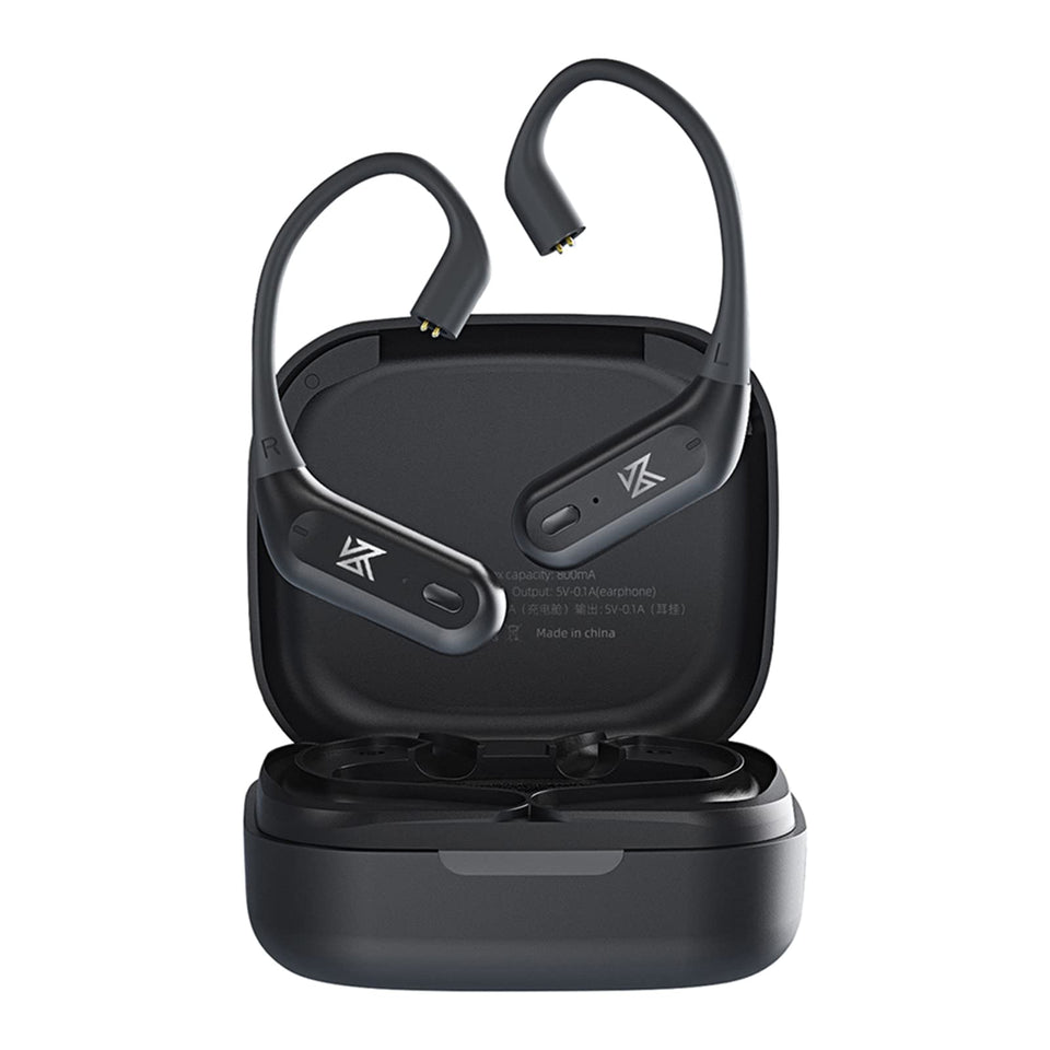 CCA KZ AZ09 PRO front view showing earhooks and sleek profile for comfortable wear
