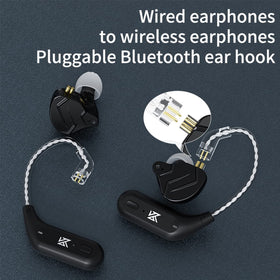 CCA KZ AZ09 connected to KZ ZST earphones showing wireless upgrade use