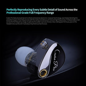CCA KZ Castor Pro tuning switches close-up showing customizable sound profiles benefit