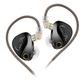 CCA KZ Castor Pro tunable IEM front view, premium build for immersive listening