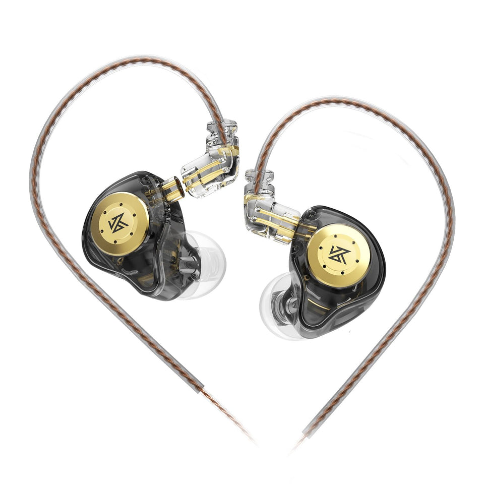 CCA KZ EDX Pro earbuds with 10 mm dual magnetic driver delivering deep bass and clarity