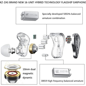 CCA KZ ZAS 30019 BA tuning improves transient response and vocal presence