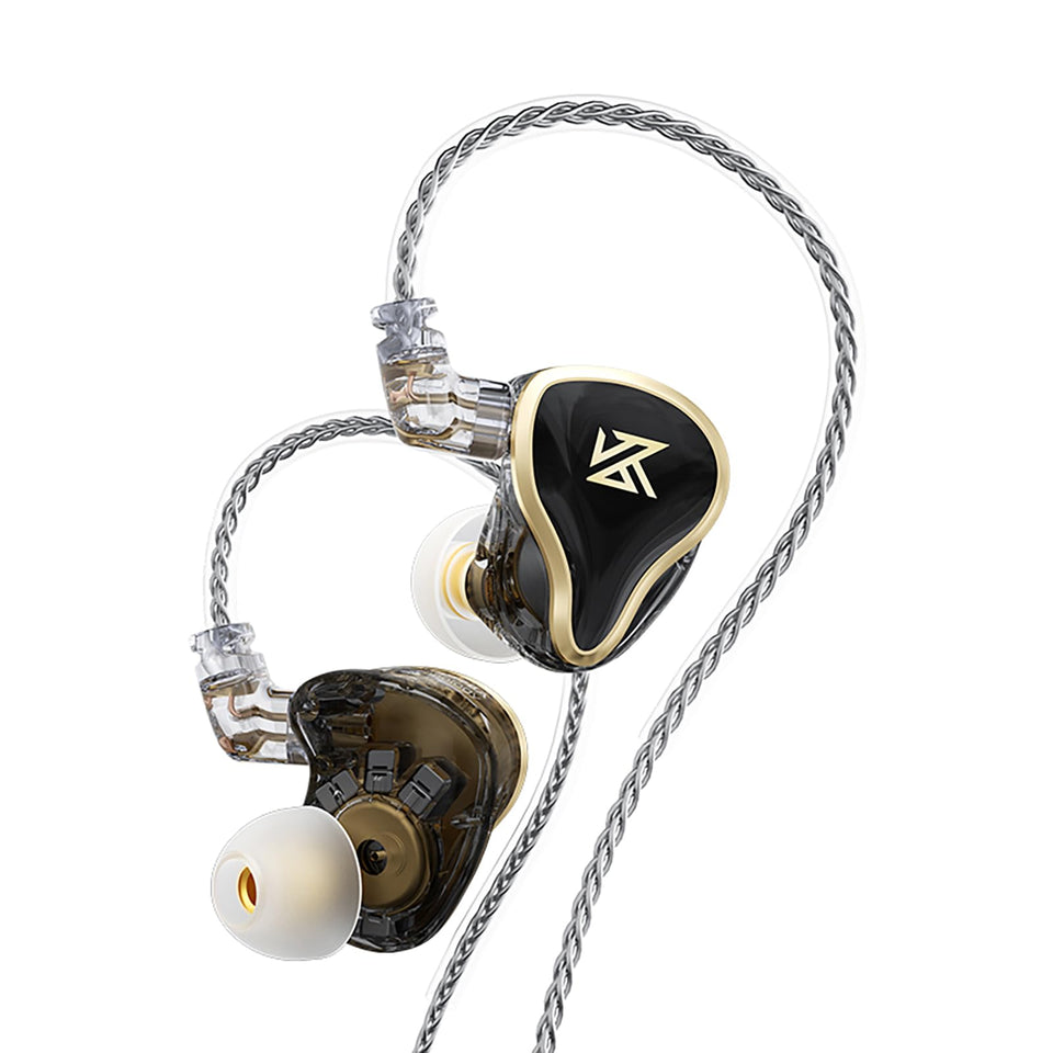 CCA KZ ZAS front view shows premium metal-resin build for durability.