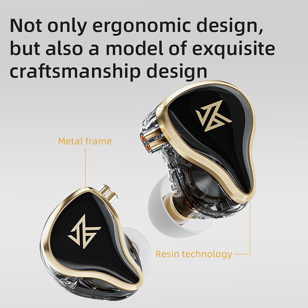 CCA KZ ZAS high-fidelity sound with strong bass and clear highs