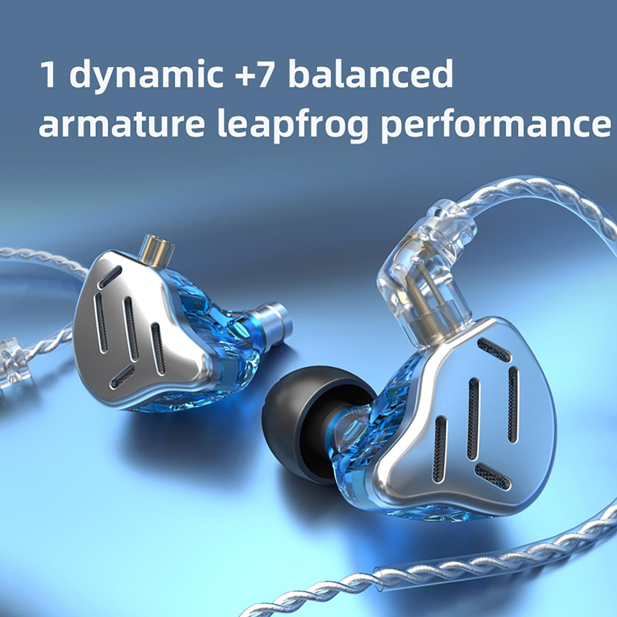 CCA KZ ZAX detachable cable enabling upgrade options with low distortion