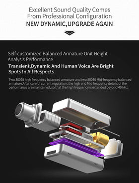 CCA KZ ZS10 Pro attached cable with slot protection offering longer connector life