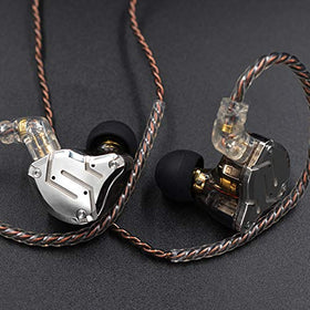 CCA KZ ZS10 Pro cable slot protection detail emphasizing reinforced pins for increased durability