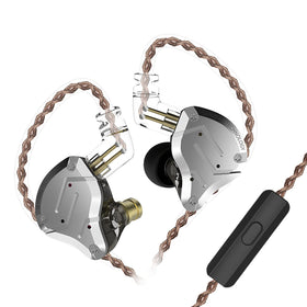 CCA KZ ZS10 Pro front view showing sleek stainless faceplate and durable build