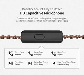 CCA KZ ZS10 Pro inline mic and remote on cable for hands-free control