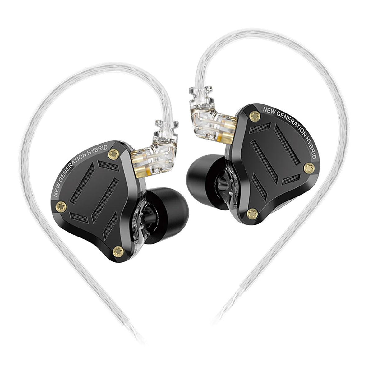 CCA KZ ZS10 PRO 2 front view showing sleek shell and durable finish for stage use