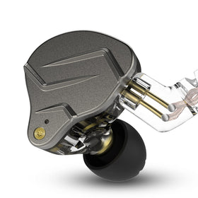 CCA KZ ZSN Pro front view reveals premium zinc alloy shell and sleek finish.