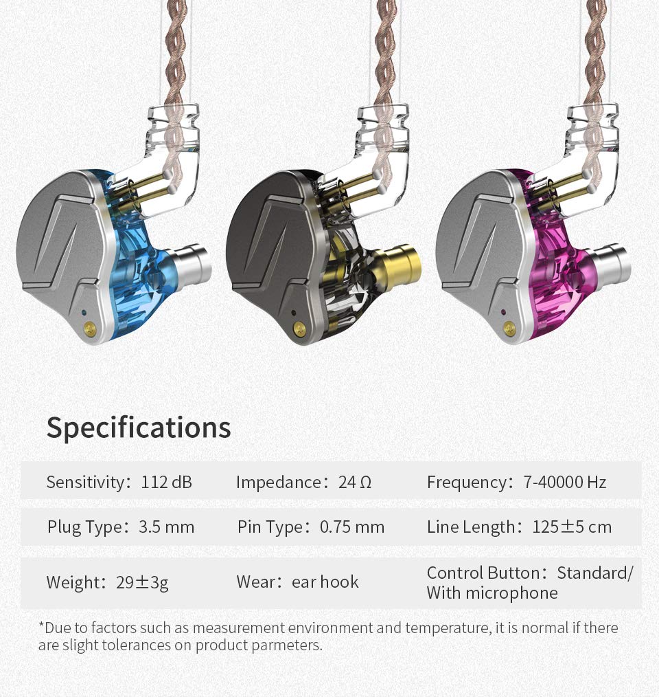 CCA KZ ZSN Pro high-fidelity sound for accurate music reproduction