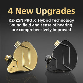 CCA KZ ZSN Pro X worn in ear demonstrating stable fit and noise isolation