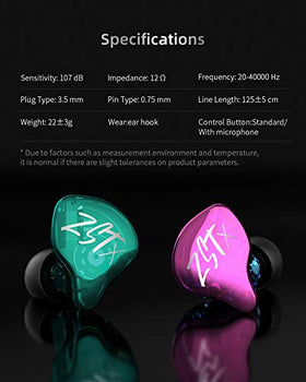 CCA KZ ZST X premium silver-plated cable and gold-plated plug for clean transmission.