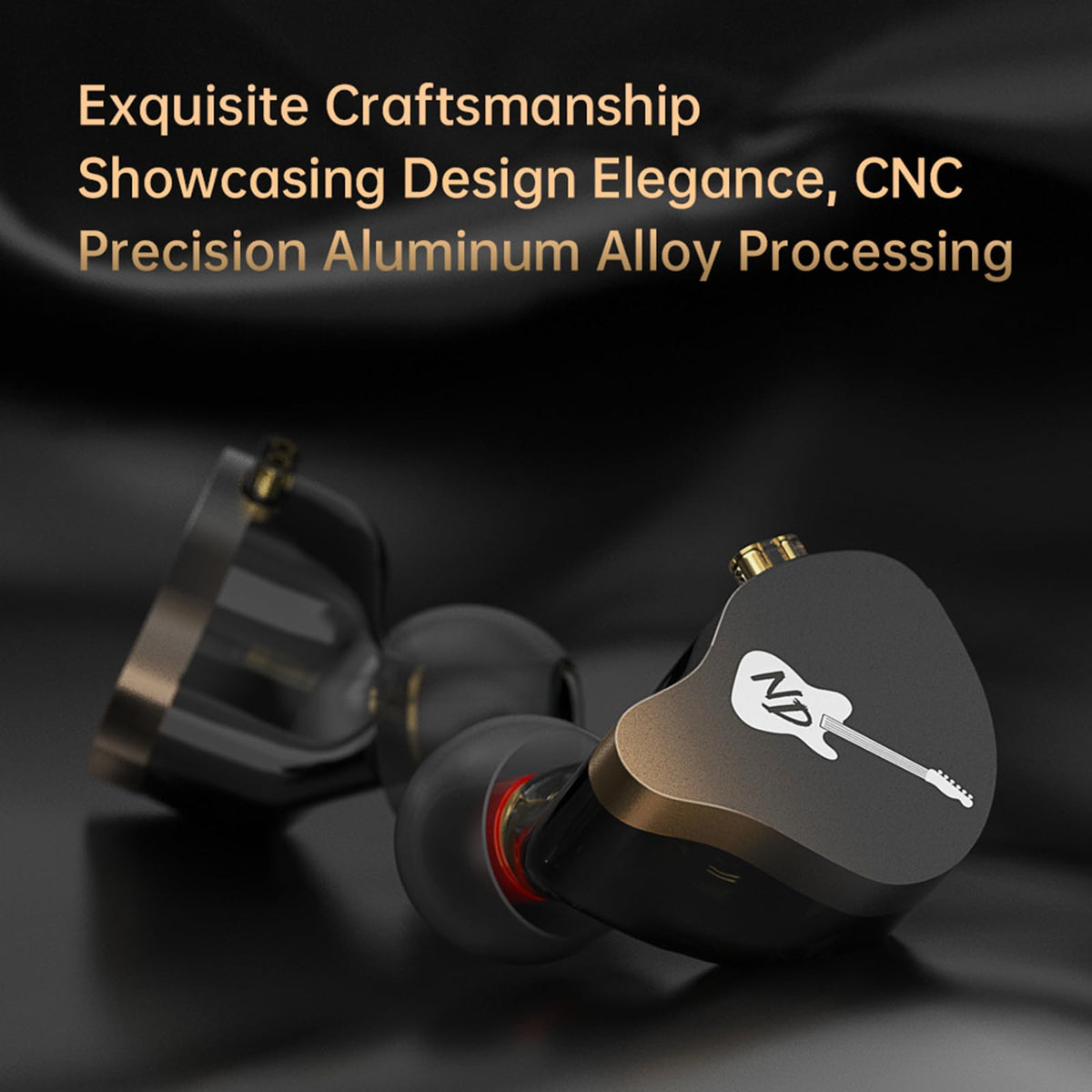 CCA ND DD3 detachable silver-plated cable enables upgrades.