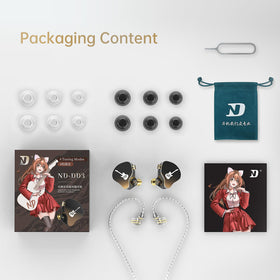 CCA ND DD3 packaging and accessories for customization options.