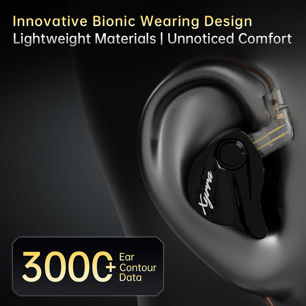 CCA Xyrra silicone tips in multiple sizes for personalized comfort