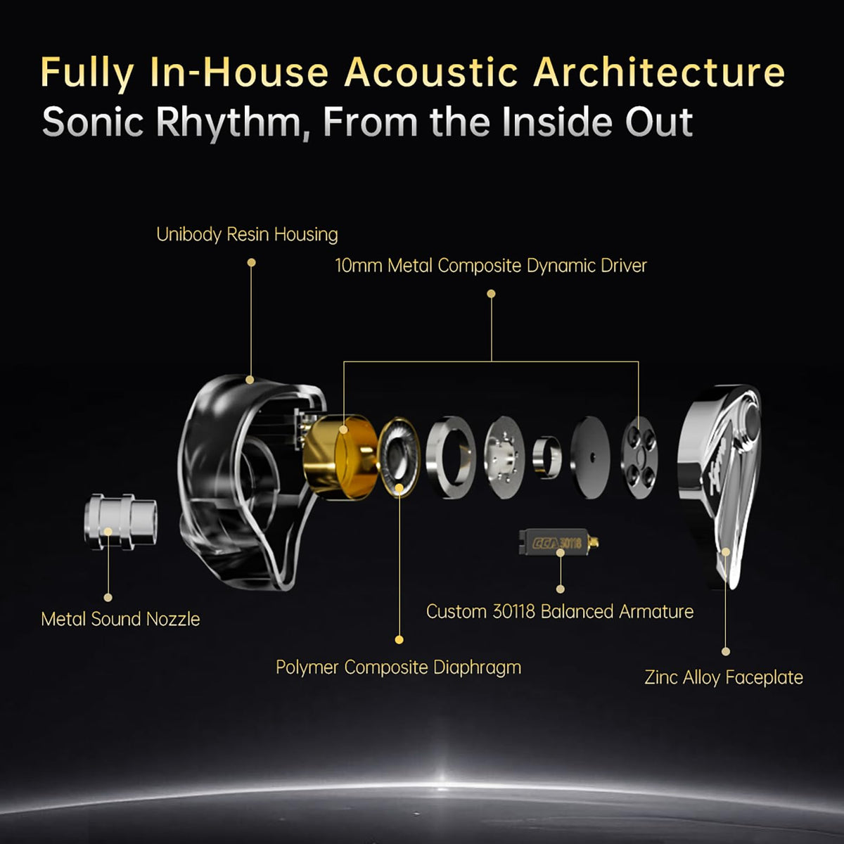CCA Xyrra U shaped soundstage expands space for instruments and vocals.