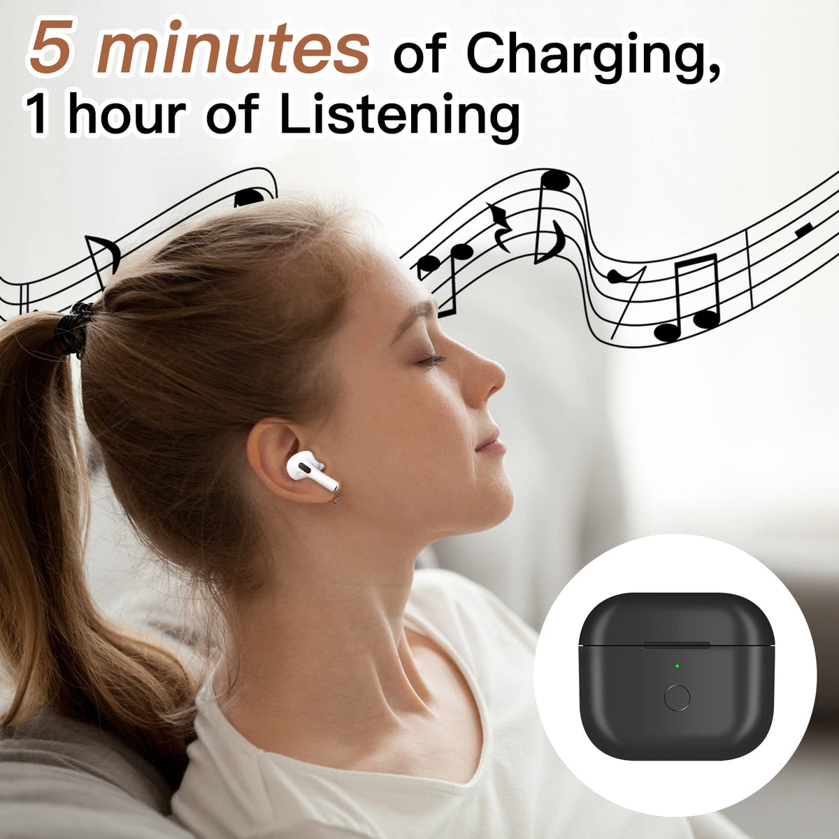 CCAN AirPod 3 charging case black exterior designed for everyday carry